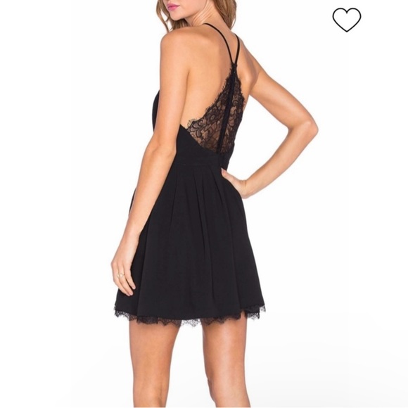 Lovers + Friends Black Lace-back Dress - Picture 3 of 5